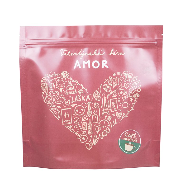 Saco de grãos de café com válvula