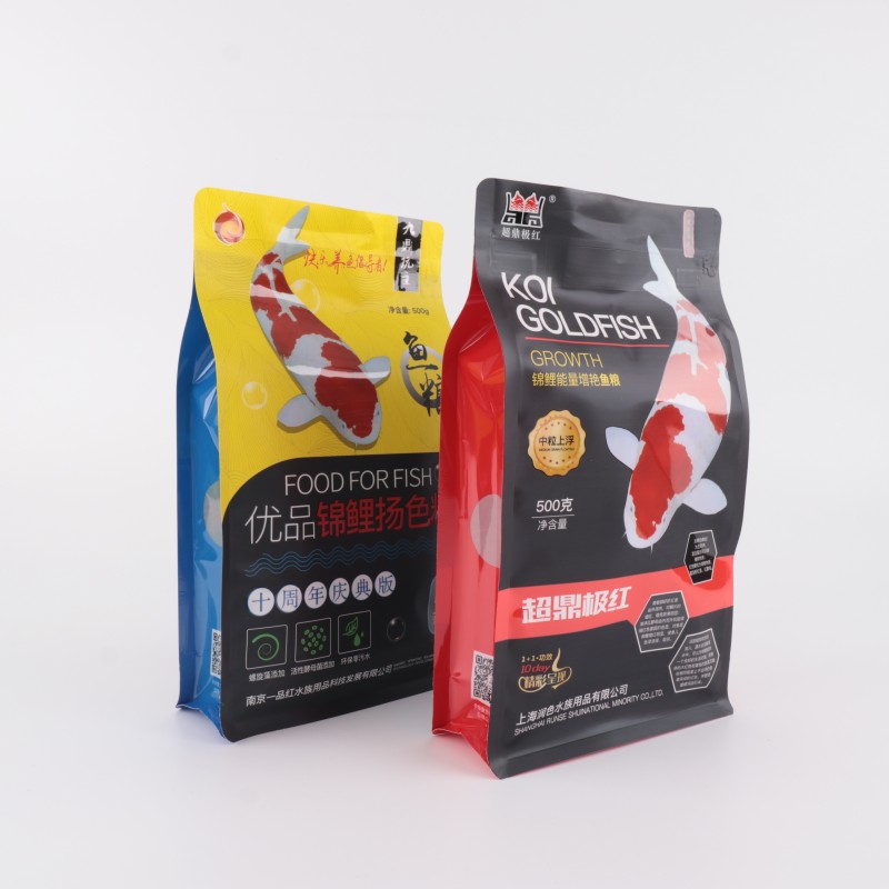 Saco de comida para cachorro com válvula