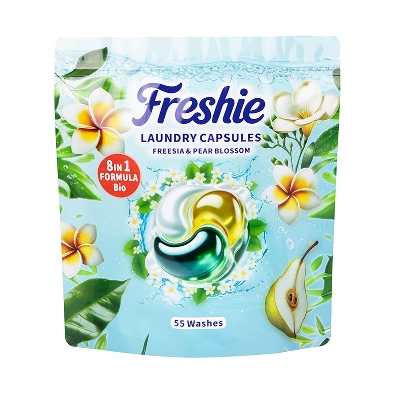 Saco de detergente para a roupa com zíper