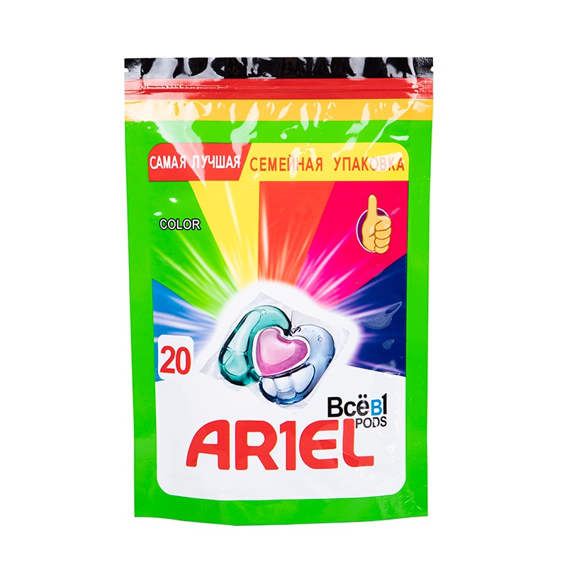 Saco de fundo plano para detergente para a roupa